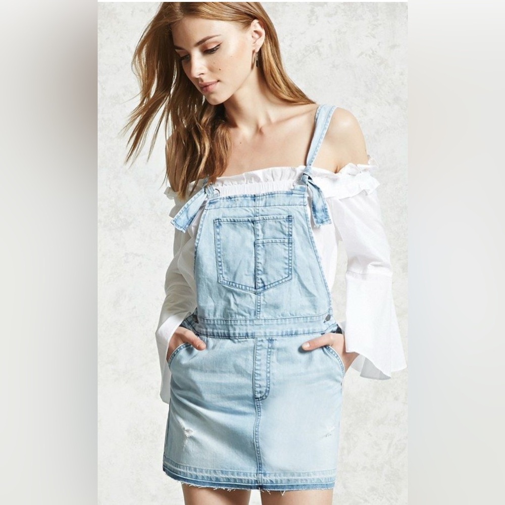 Denim Overall Dress